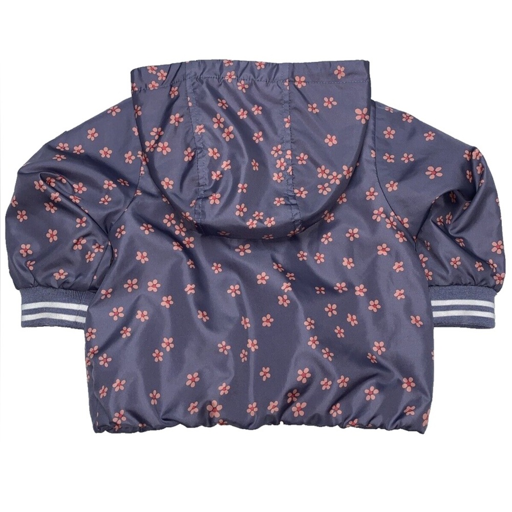 Oshkosh B’Gosh BNWT Floral Fleece Lined Jacket, Purple and Pink. 12Mo, 2T. - Picture 4 of 7